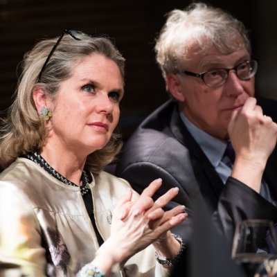 Economy Talks, February 2017: Patricia Poetis, Chief Creative Offi cer, POWERGROUP GmbH and Ulrich Konstantin Rieger, Deputy Head of Department, Bavarian Ministry of Economic Affairs