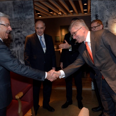 Economy Talks, February 2015: Dr. Freiherr Endres von Tucher, private investor (far right)(Photo: Schunk)